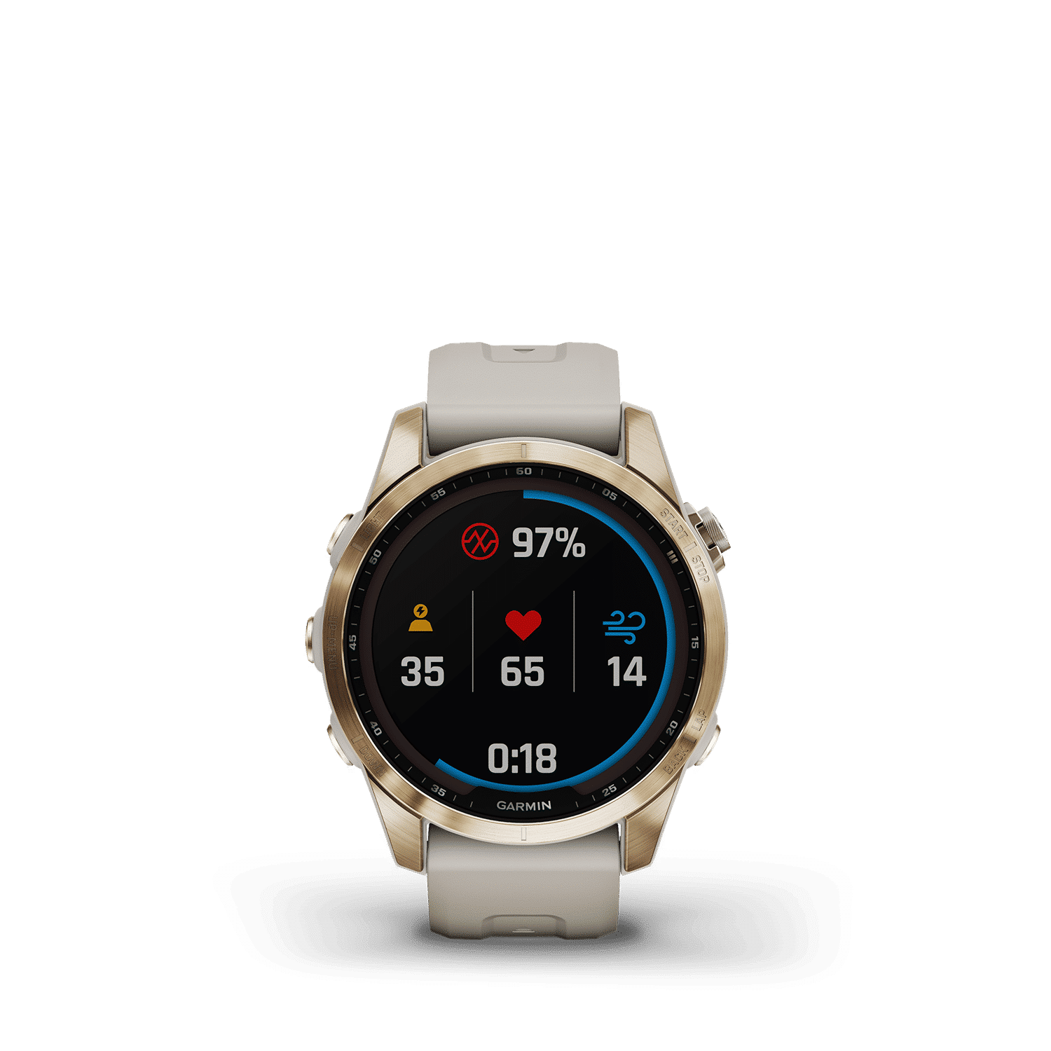 Garmin Fenix 7S Sapphire Solar - 010-02539-21