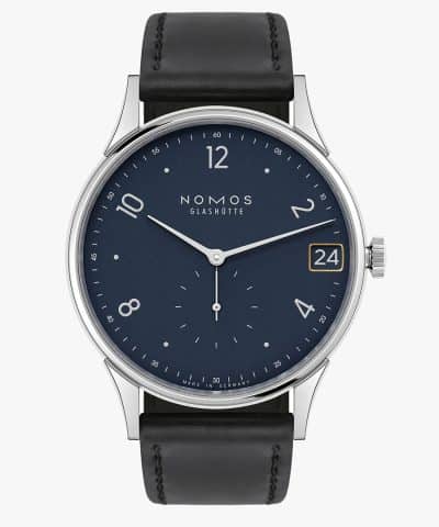 NOMOS Glashütte Minimatik 39 Date Blue