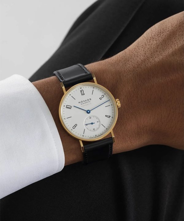 NOMOS Glashütte Tangente Gold Neomatik 35mm Ref. 161 - Bilde 9
