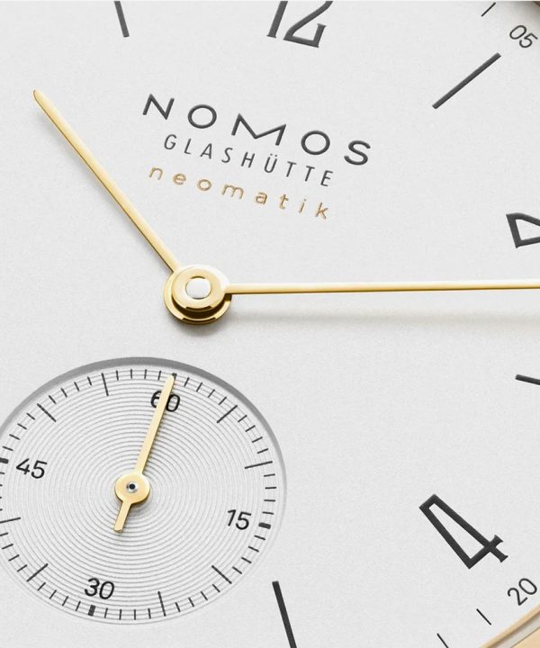 NOMOS Glashütte Tangente Gold Neomatik Doré 35mm Ref. 162 - Bilde 5