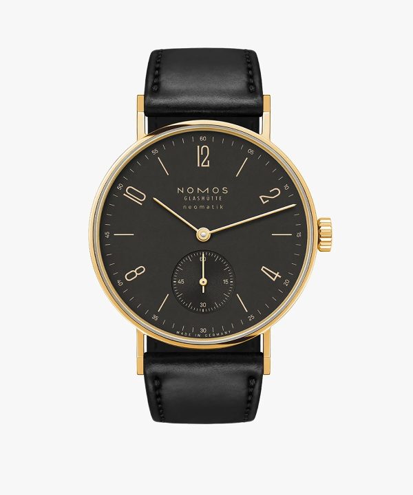 NOMOS Glashütte Tangente Gold Neomatik Ruthenium 35mm Ref. 163