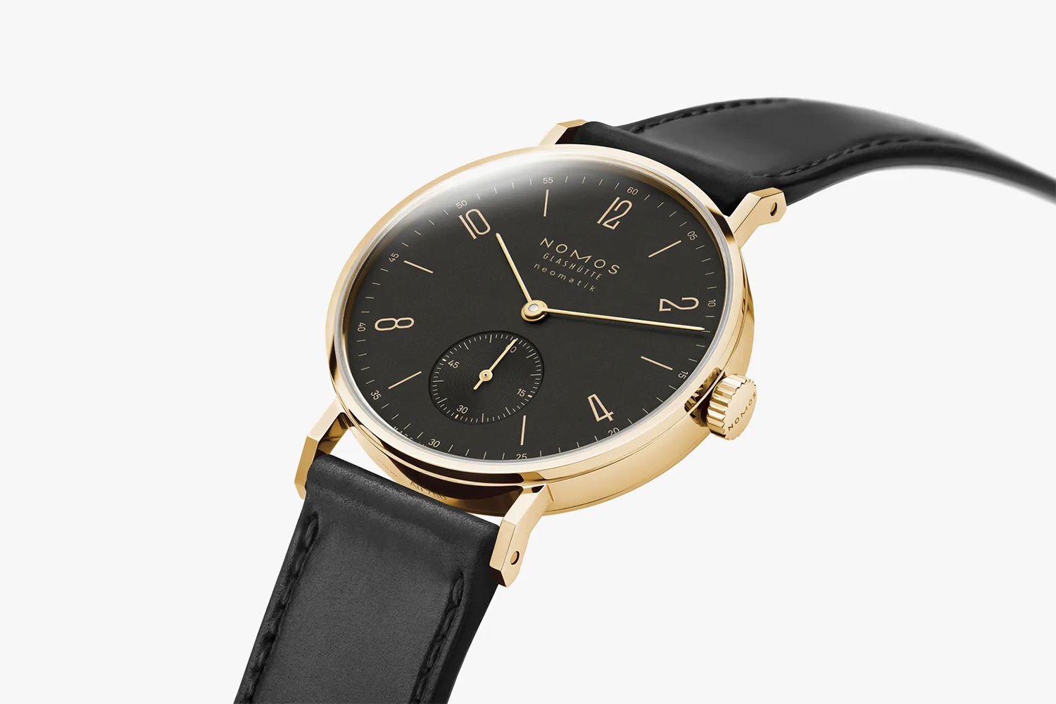 NOMOS Glashütte Tangente Gold Neomatik Ruthenium 35mm Ref. 163 - Bilde 3