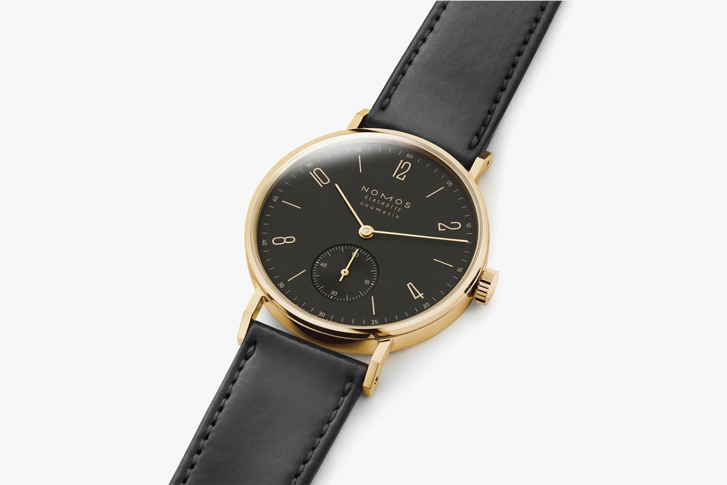 NOMOS Glashütte Tangente Gold Neomatik Ruthenium 35mm Ref. 163 - Bilde 4