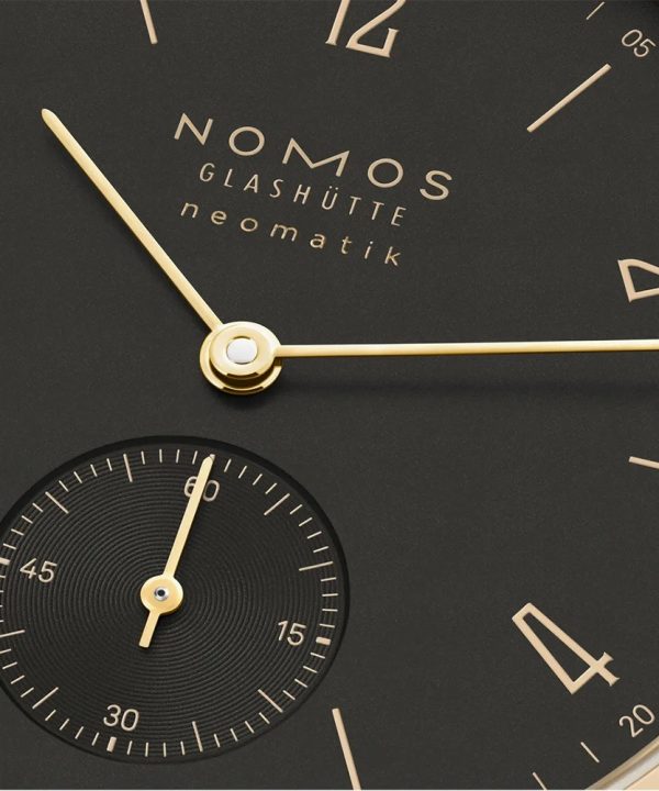 NOMOS Glashütte Tangente Gold Neomatik Ruthenium 35mm Ref. 163 - Bilde 5