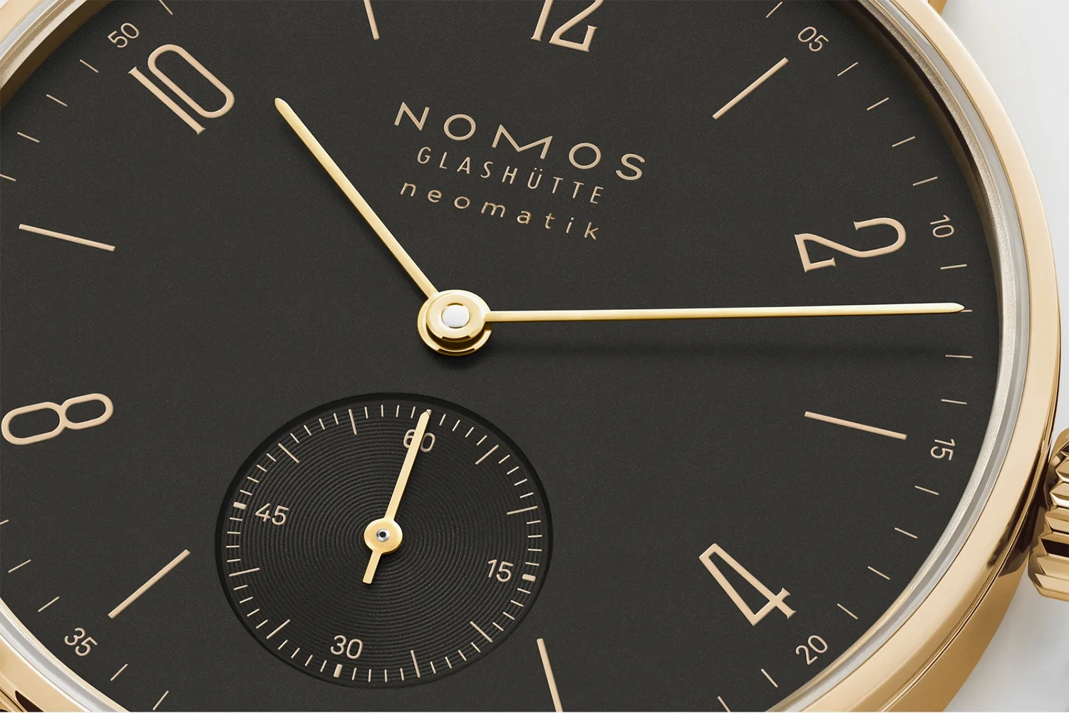 NOMOS Glashütte Tangente Gold Neomatik Ruthenium 35mm Ref. 163 - Bilde 5