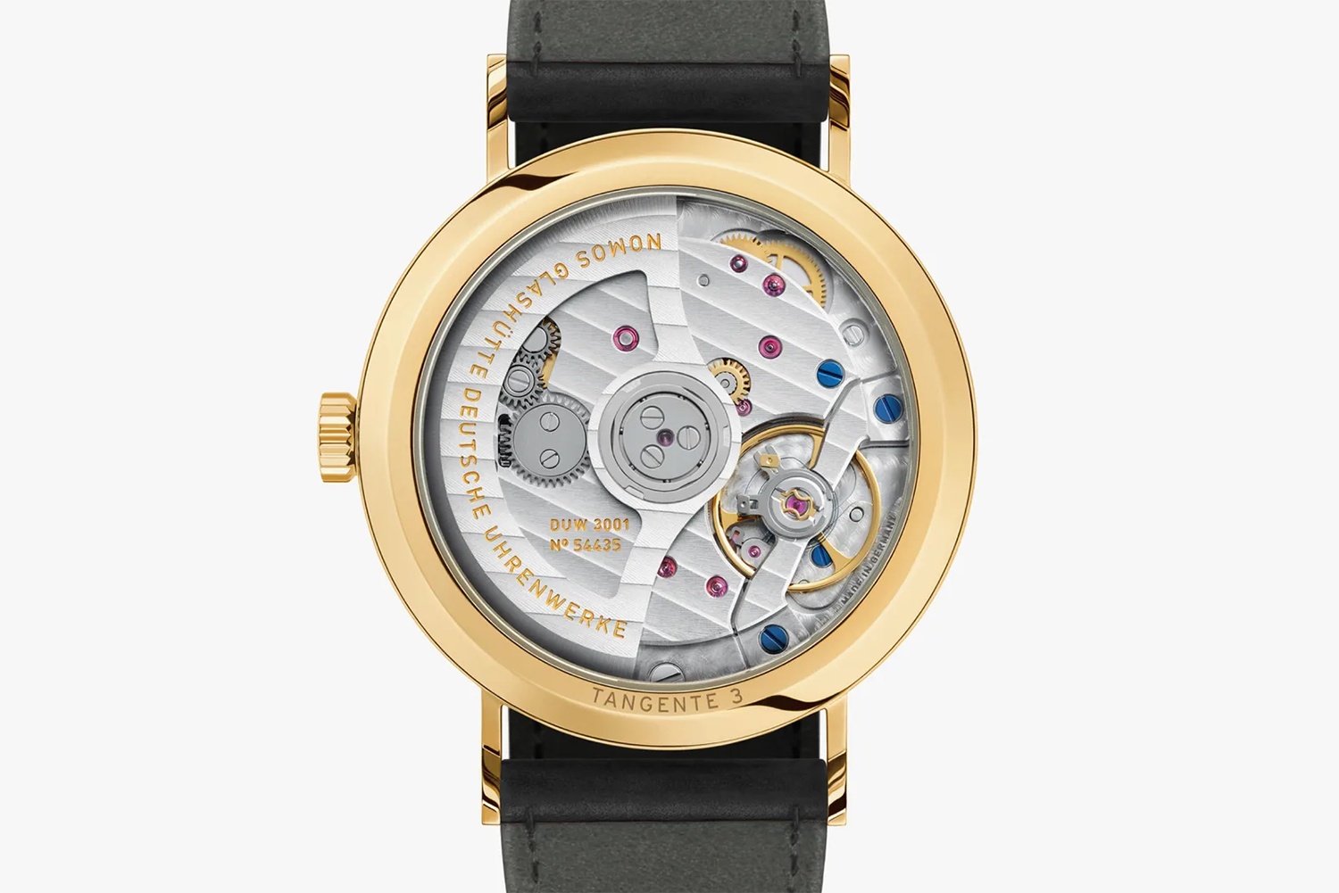 NOMOS Glashütte Tangente Gold Neomatik Ruthenium 35mm Ref. 163 - Bilde 6