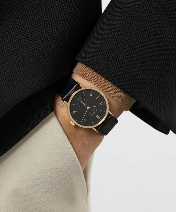 NOMOS Glashütte Tangente Gold Neomatik Ruthenium 35mm Ref. 163 - Bilde 10