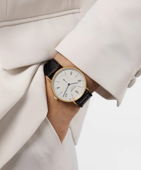 NOMOS Glashütte Tangente Gold Neomatik 38mm Update Ref. 195 - Bilde 8