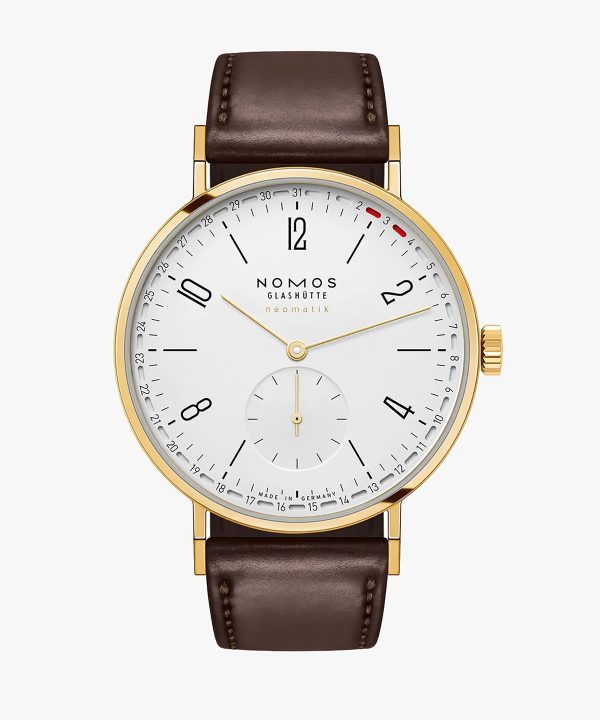 NOMOS Glashütte Tangente Gold Neomatik 38mm Update Doré Ref. 196