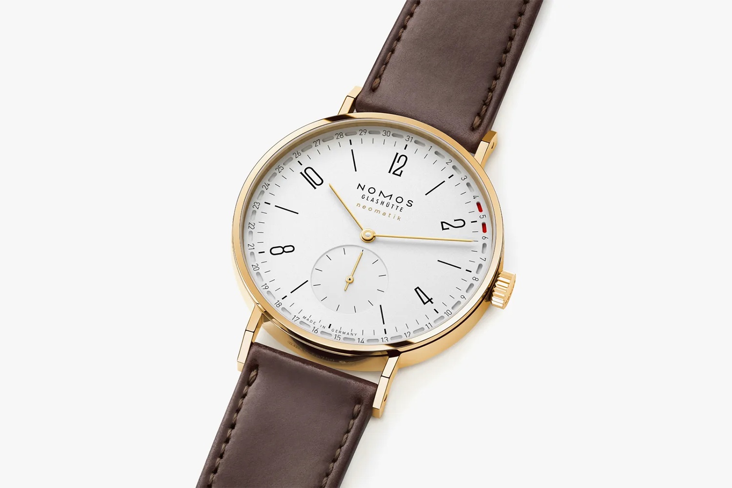 NOMOS Glashütte Tangente Gold Neomatik 38mm Update Doré Ref. 196 - Bilde 4