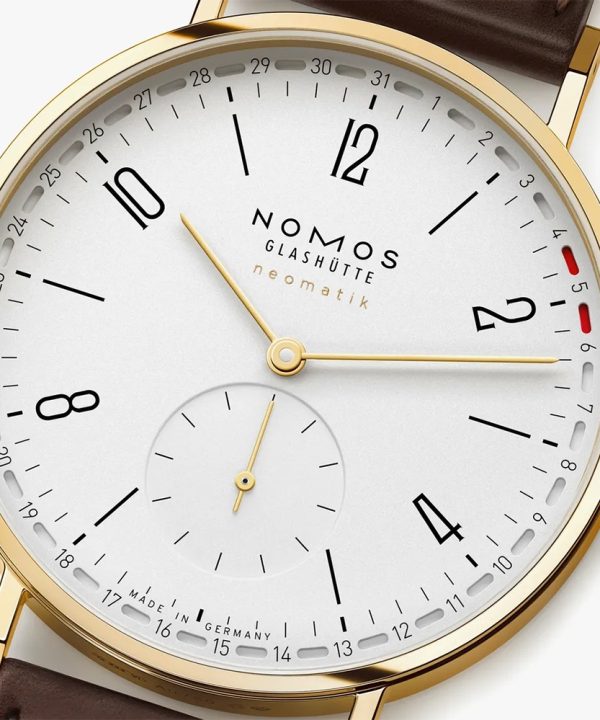 NOMOS Glashütte Tangente Gold Neomatik 38mm Update Doré Ref. 196 - Bilde 5