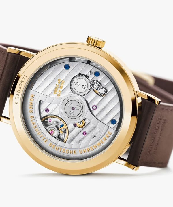 NOMOS Glashütte Tangente Gold Neomatik 38mm Update Doré Ref. 196 - Bilde 6