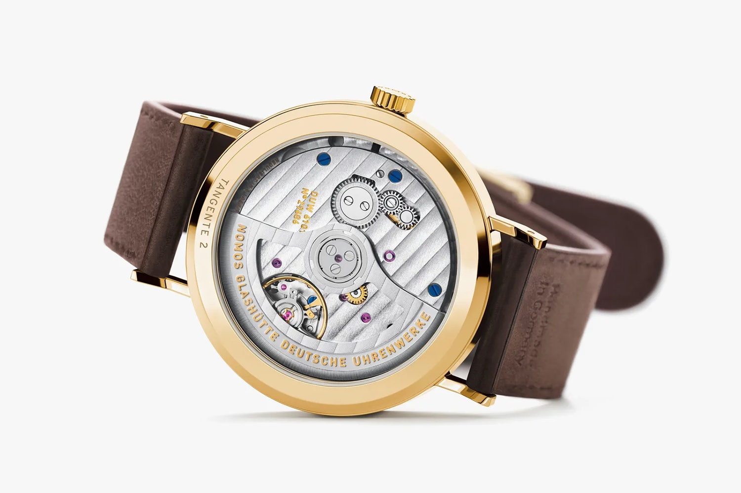 NOMOS Glashütte Tangente Gold Neomatik 38mm Update Doré Ref. 196 - Bilde 6