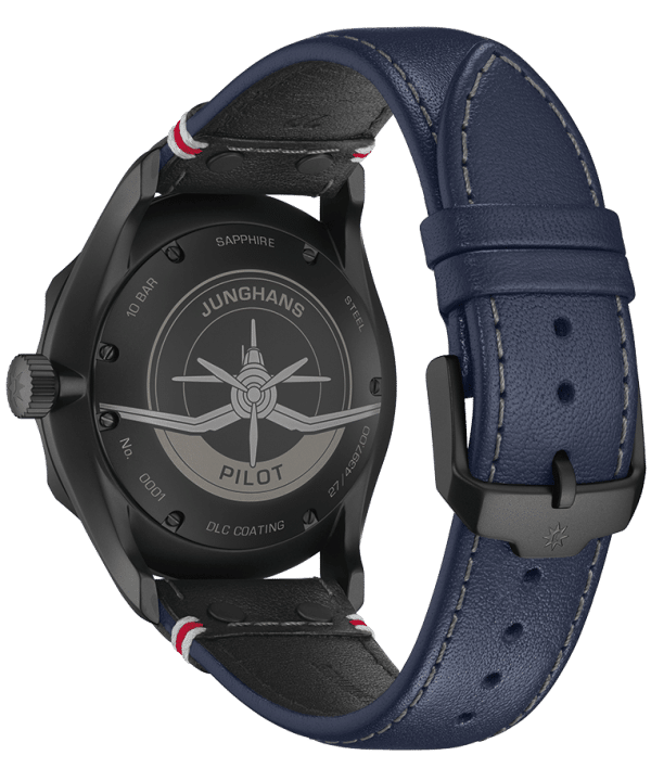 Junghans Meister Pilot Automatic Navy Blue 43.3mm - 27/4397.00 - Bilde 3
