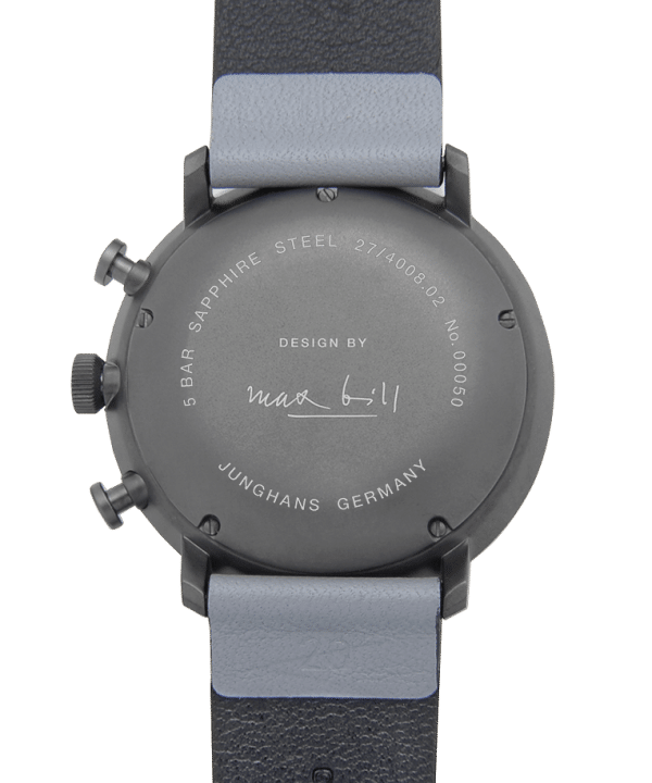 Junghans Max Bill Chronoscope 40mm - 27/4008.02 - Bilde 3
