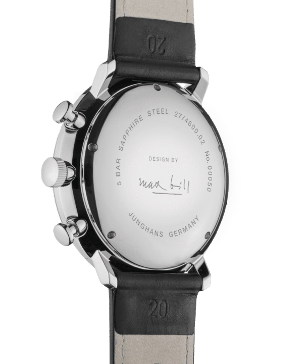 Junghans Max Bill Chronoscope 40mm - 27/4600.02 - Bilde 3