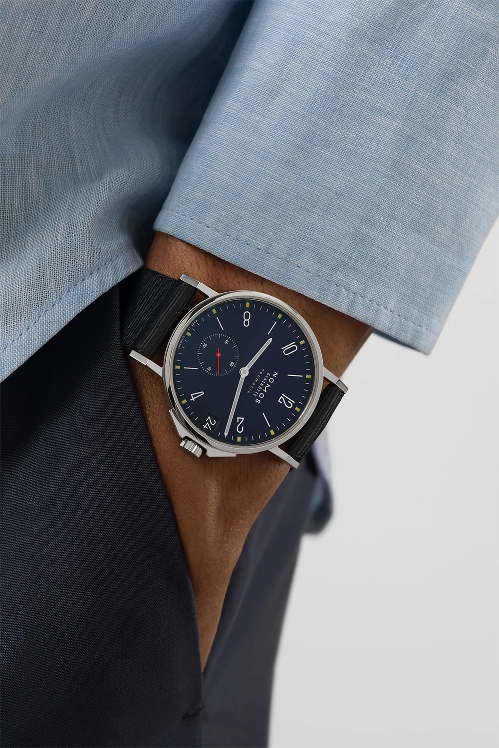 NOMOS Glashütte Ahoi Neomatik 38mm Date Atlantic Ref. 518 - Bilde 9