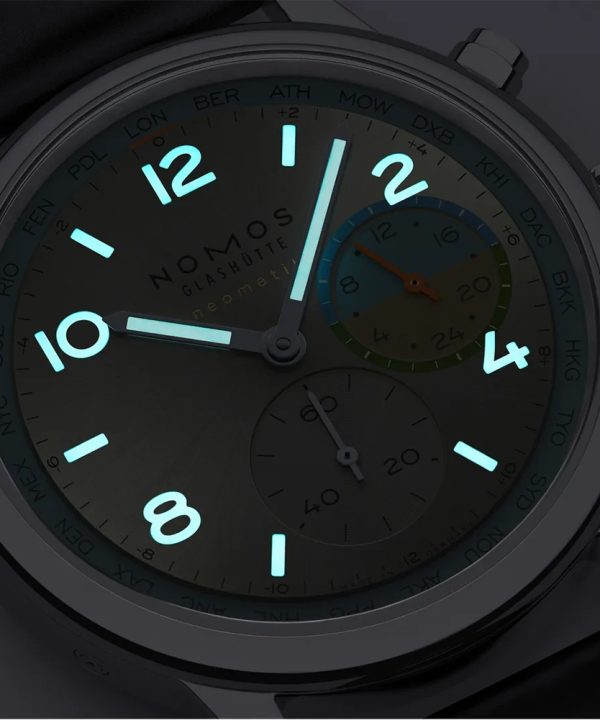 NOMOS Glashütte Club Sport Neomatik Worldtimer Roam 40mm Ref. 790.S10 - Bilde 7