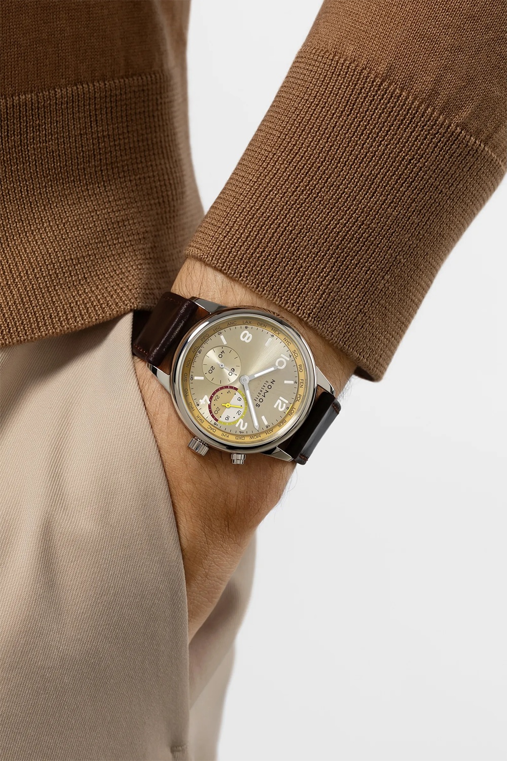 NOMOS Glashütte Club Sport Neomatik Worldtimer Reverie 40mm Ref. 790.S11 - Bilde 12