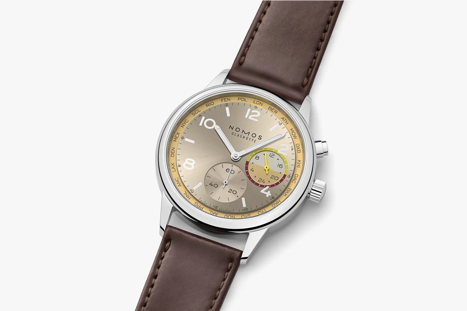 NOMOS Glashütte Club Sport Neomatik Worldtimer Reverie 40mm Ref. 790.S11 - Bilde 3