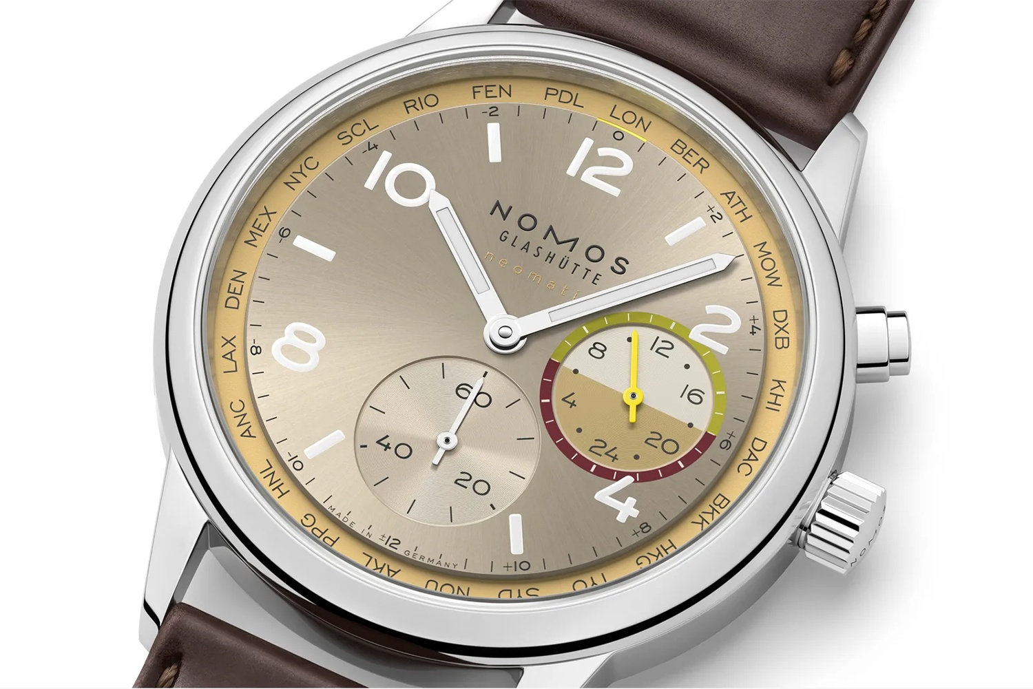 NOMOS Glashütte Club Sport Neomatik Worldtimer Reverie 40mm Ref. 790.S11 - Bilde 4