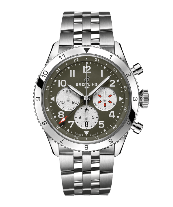 Breitling Super Avi B04 Chronograph GMT 46 Curtiss Warhawk - AB04452A1L1A1