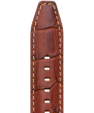 Rochet Sport Luxe «Indiana» Lys Brun Vanntett Alligator Decor Skinnreim