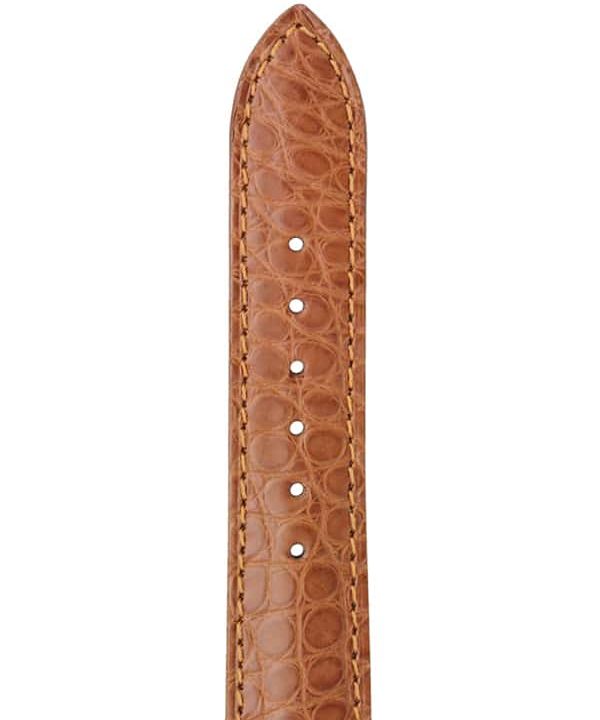 Rochet Luxe «Boca» Lys Brun Alligator Skinnreim