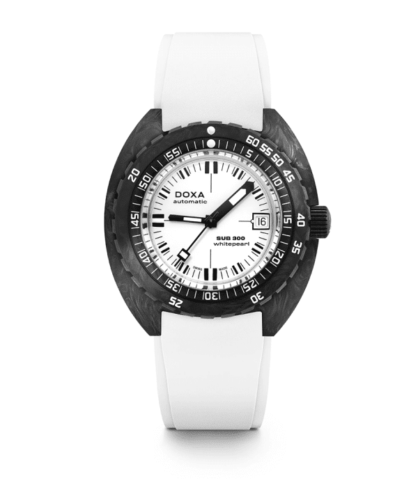 Doxa Sub 300 Carbon Whitepearl 42.5mm - 822.70.011.23