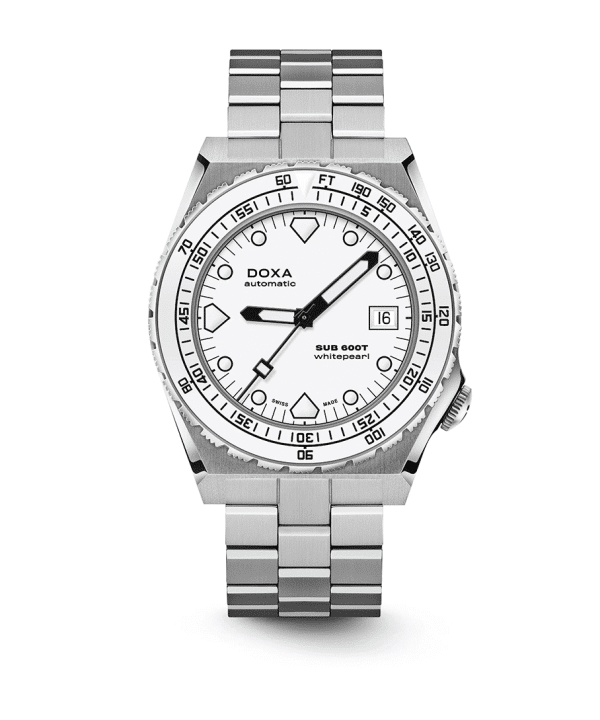 Doxa Sub 600T Whitepearl 40mm - 861.10.011.10