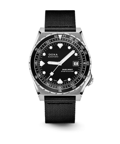 Doxa Sub 600T Sharkhunter B&W 40mm - 861.10.101B.20-N