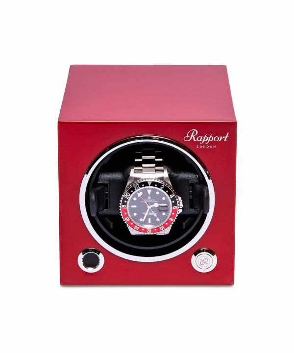 Evo Single Watch Winder - Crimson Red