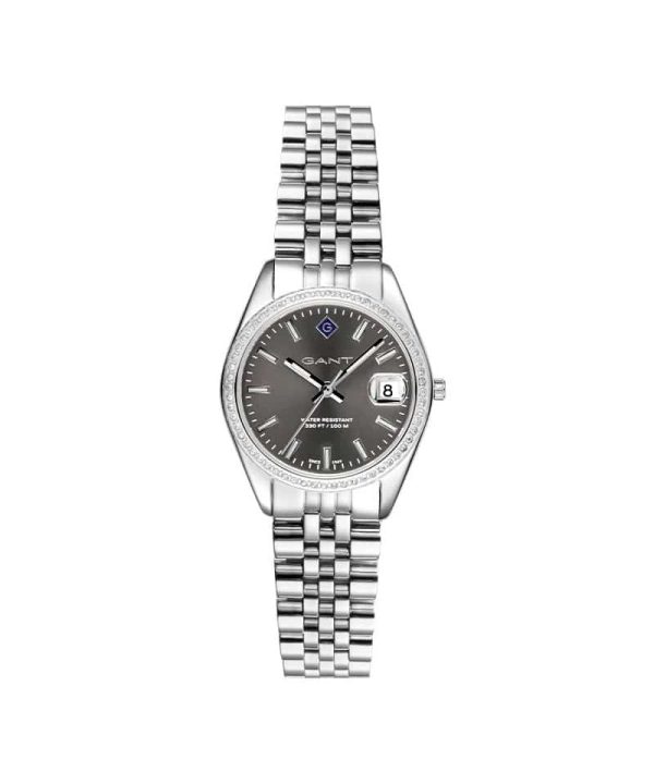Gant Sussex Mini Bijou Stål / Grå med steiner 28mm - G181101
