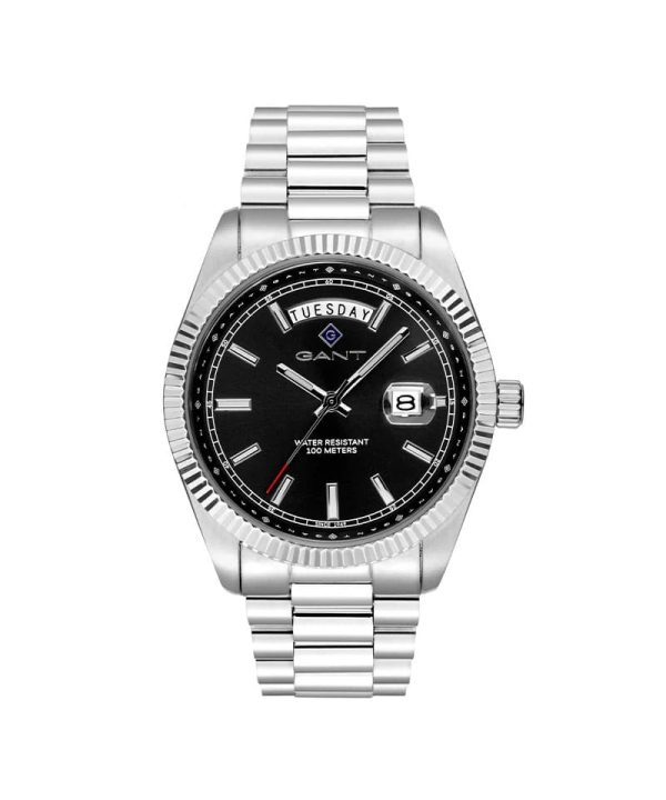 Gant Fairfax Herre Stål / Sort 41mm - G189001