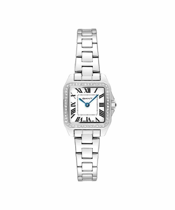 Gant Seneca Bijou Stål / Hvit 22,5mm - G193101