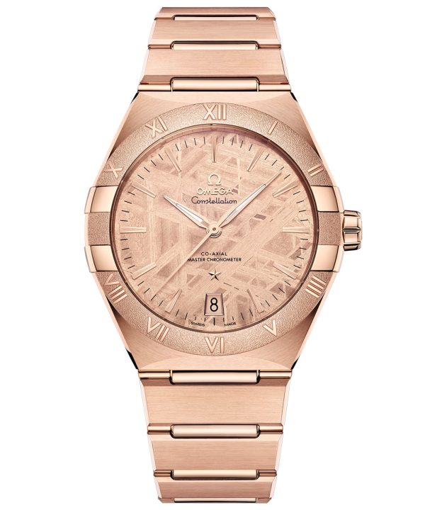 Produktbilde av Omega Constellation Sedna™ Gold 41mm med rosé urskive på roségullenke. Ref. O13150412199002.