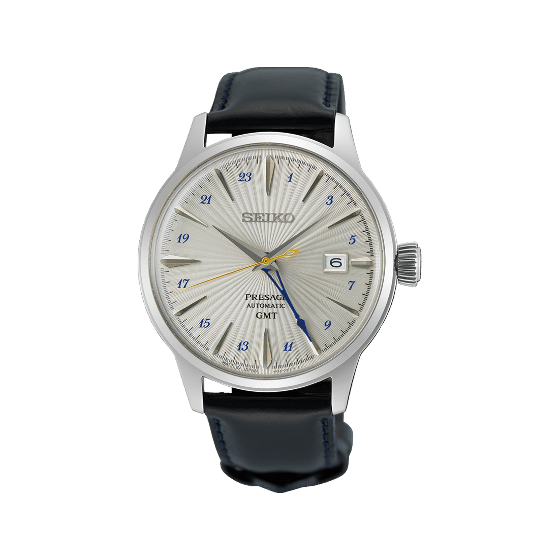 Seiko Presage Coctail Time GMT «Silver Bullet» 40.5mm – SSK049J1