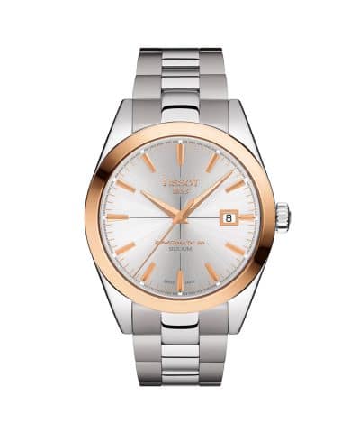 Tissot Gentleman Powermatic 80 Silicium 18K Gold Bezel - T927.407.41.031.00