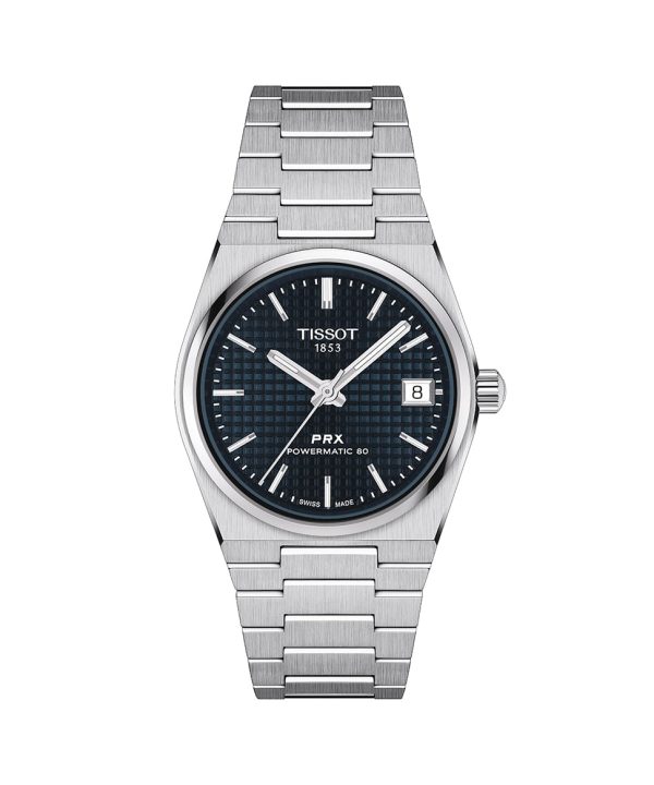 Produktbilde av Tissot PRX 35mm Powermatic 80 med sort urskive og lenke. Referanse. T137.207.11.041.00